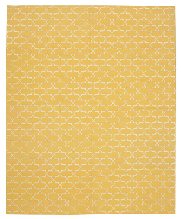 9' 3'' x 11' 7'' Flatweave Dhurrie Rug