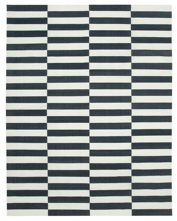9' 1'' x 11' 10'' Flatweave Dhurrie Rug