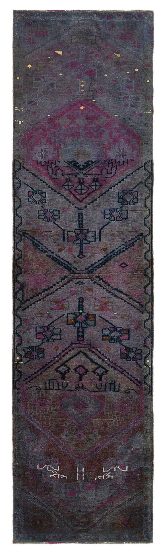 2' 9'' x 10' 5'' Handmade Runner Rug