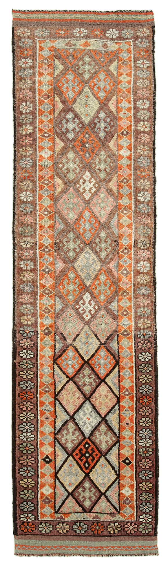 2' 11'' x 11' 2'' Handmade Runner Rug
