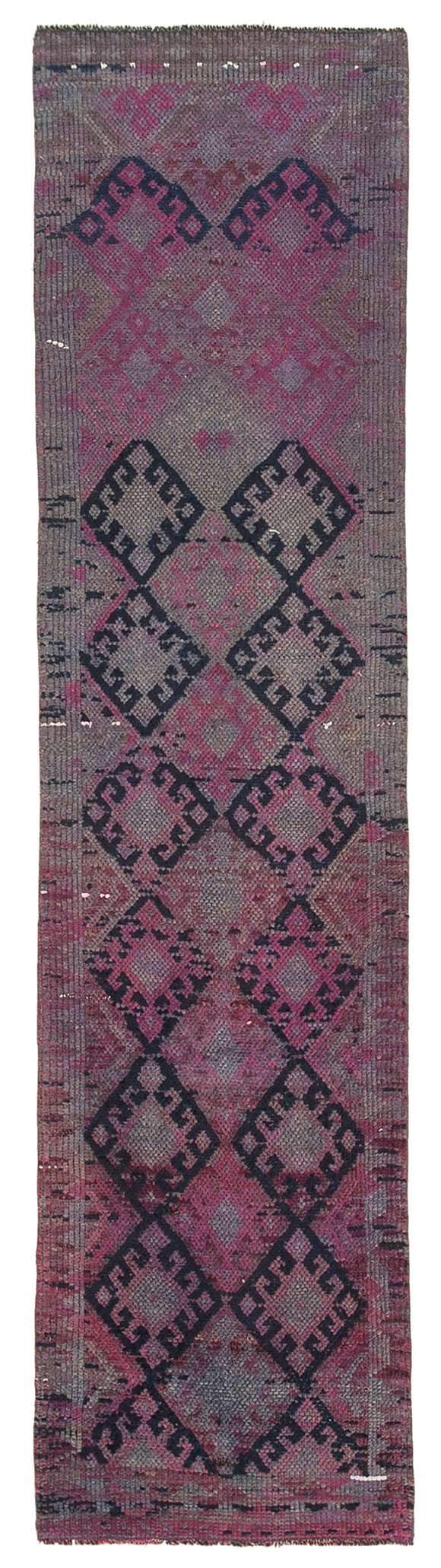 2' 7'' x 10' 2'' Handmade Runner Rug