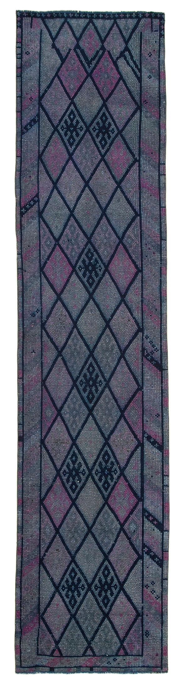 2' 9'' x 12' 1'' Handmade Runner Rug