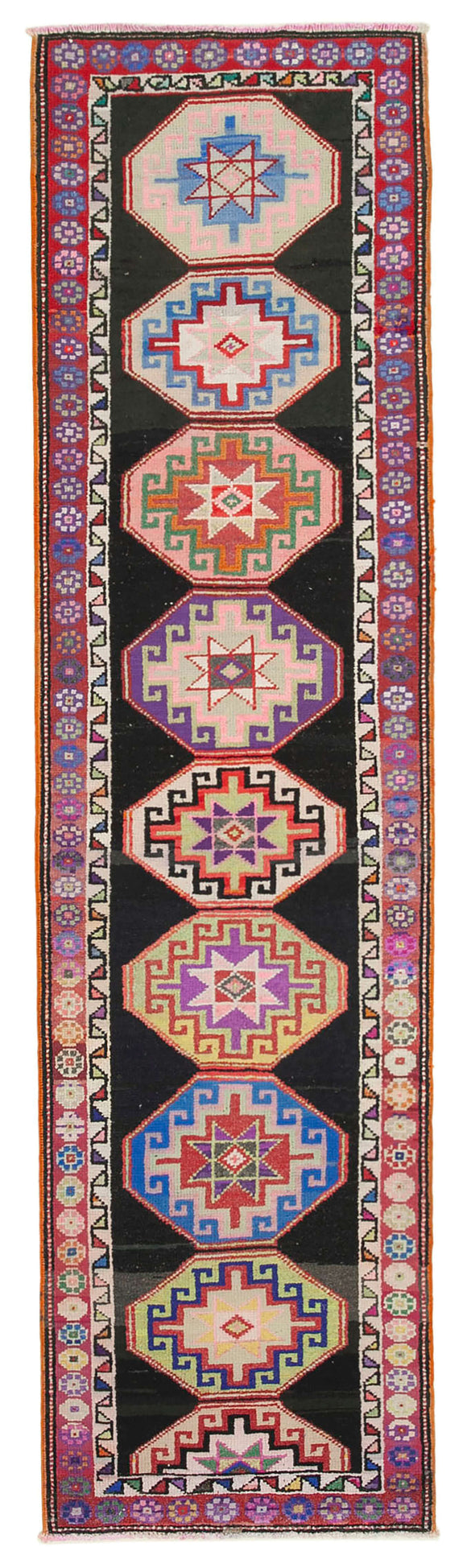 2' 10'' x 10' 10'' Handmade Runner Rug