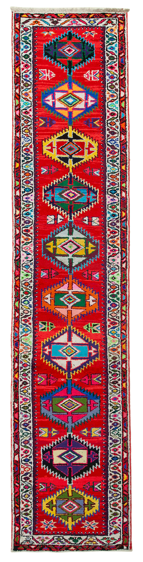 2' 9'' x 12' 6'' Handmade Runner Rug