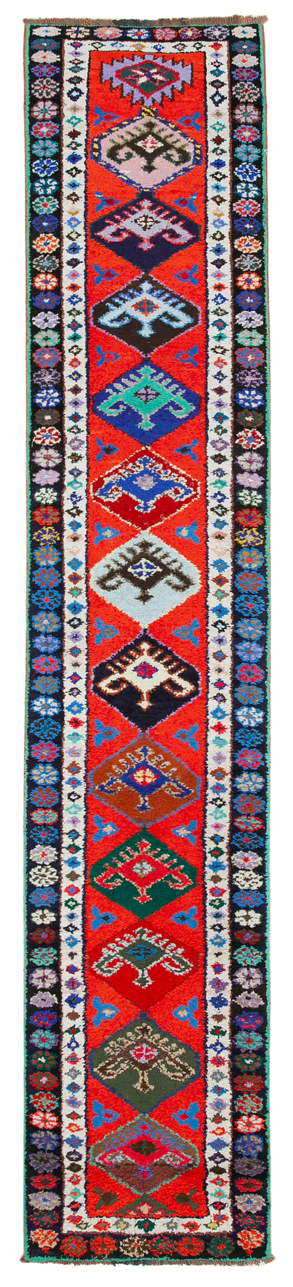 2' 7'' x 13' 0'' Handmade Runner Rug