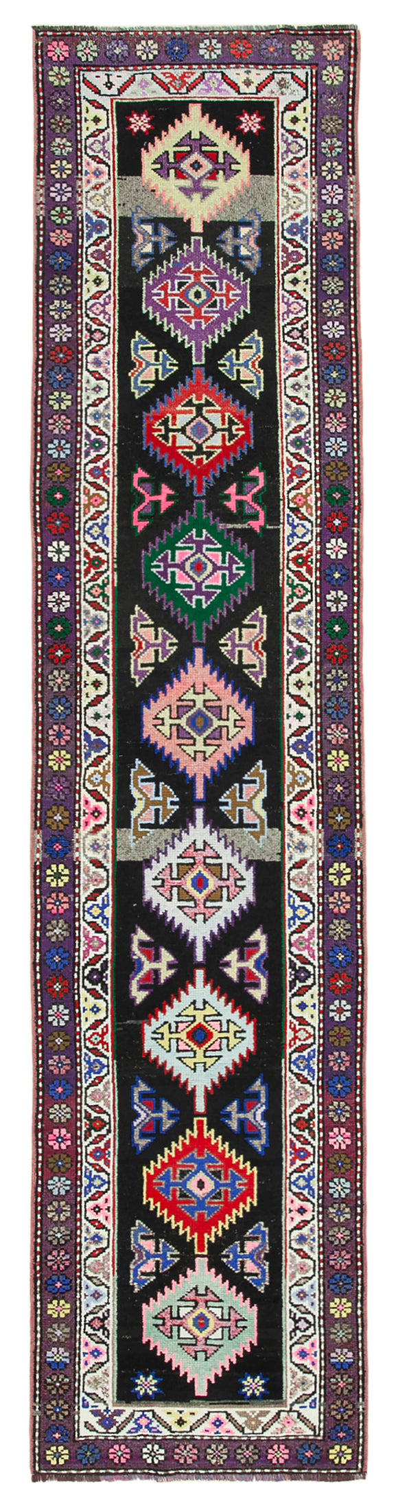 2' 11'' x 12' 7'' Handmade Runner Rug