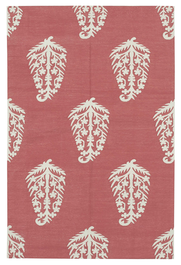 3' 7'' x 5' 6'' Flatweave Dhurrie Rug