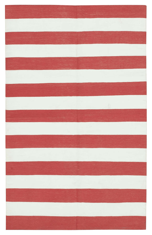 3' 6'' x 5' 8'' Flatweave Dhurrie Rug