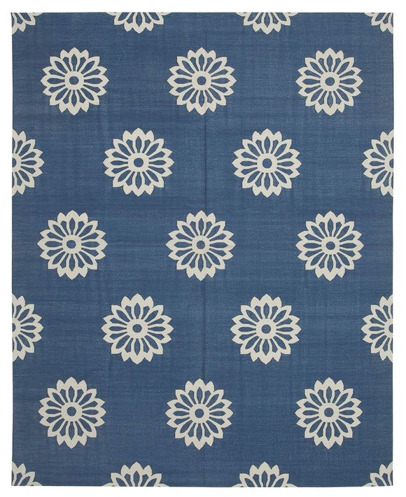 8' x 10' Flatweave Dhurrie Rug