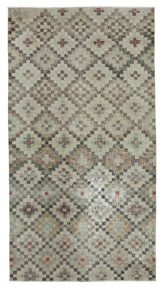 4' 11'' x 9' 3'' Hand-Knotted Turkish Boho Rug