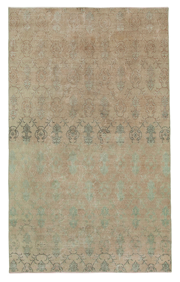 5' 1'' x 8' 6'' Hand-Knotted Turkish Boho Rug