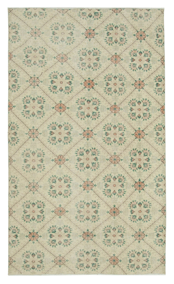 4' 10'' x 8' 3'' Hand-Knotted Turkish Boho Rug
