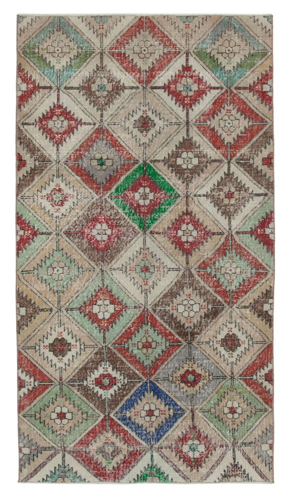 3' 10'' x 7' Hand-Knotted Turkish Boho Rug