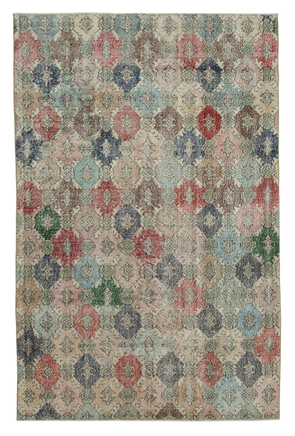 5' 10'' x 8' 11'' Hand-Knotted Turkish Boho Rug