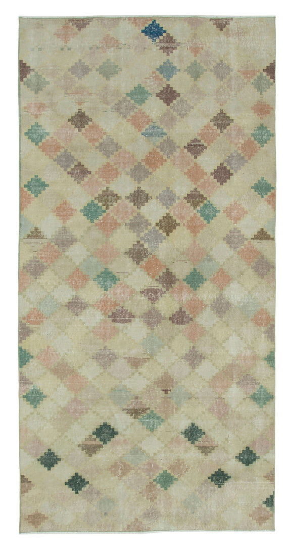 5' x 9' 10'' Hand-Knotted Turkish Boho Rug
