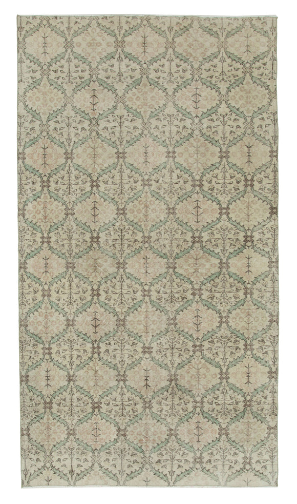 5' 3'' x 9' 7'' Hand-Knotted Turkish Boho Rug