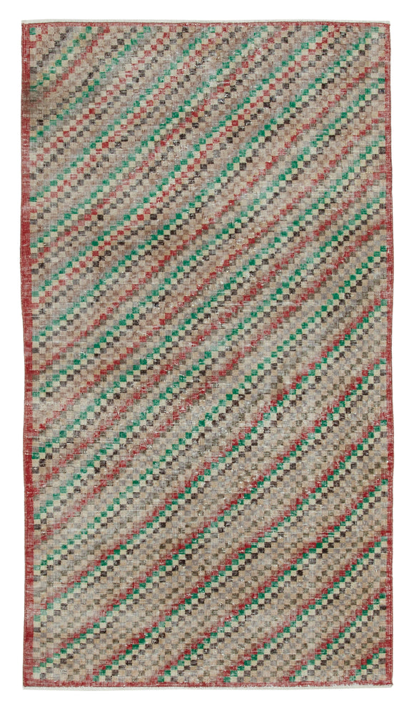 3' 10'' x 6' 11'' Hand-Knotted Turkish Boho Rug