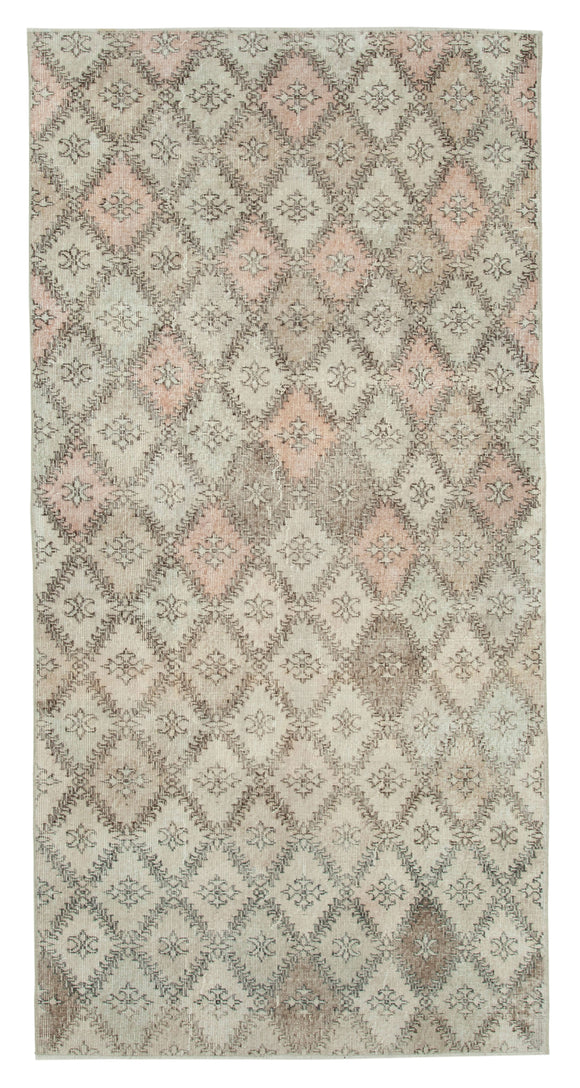 4' 6'' x 8' 9'' Hand-Knotted Turkish Boho Rug