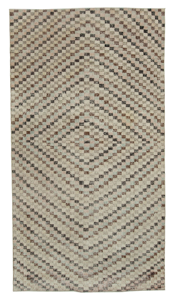 5' 4'' x 9' 10'' Hand-Knotted Turkish Boho Rug