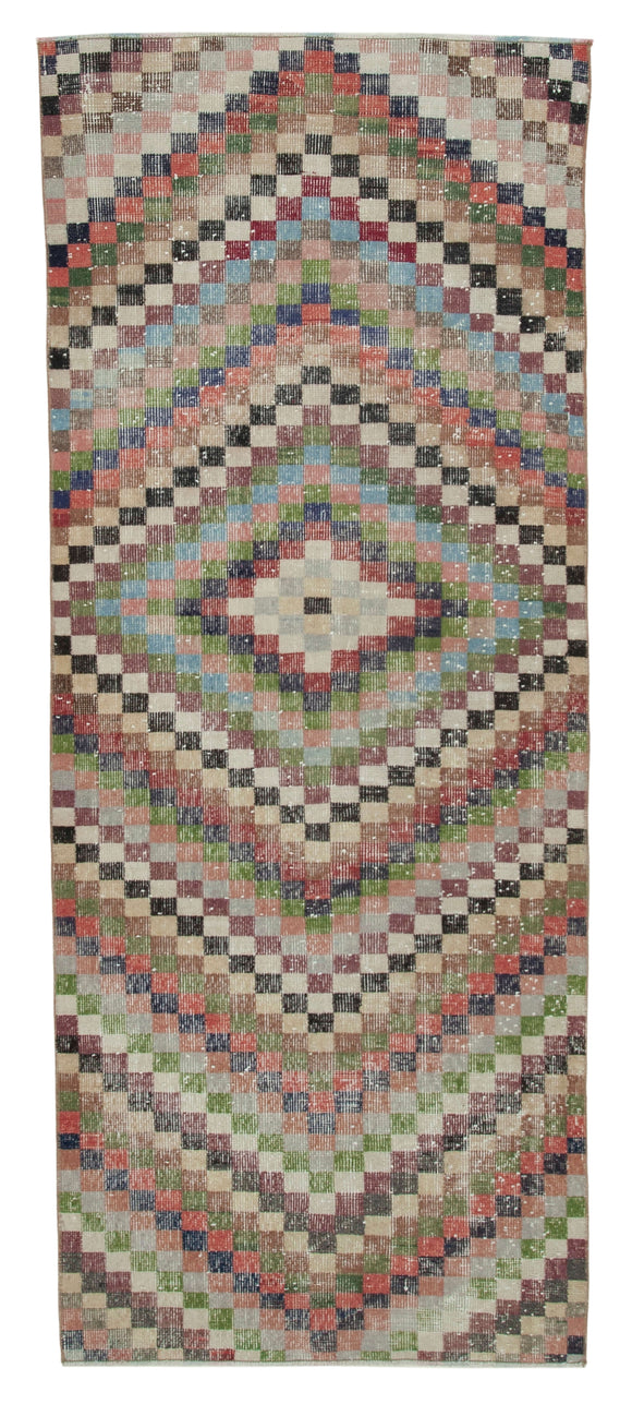 3' 3'' x 7' 9'' Hand-Knotted Turkish Boho Rug
