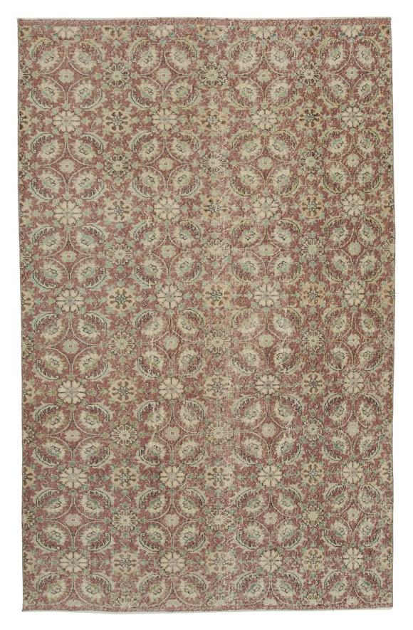 5' 5'' x 8' 8'' Hand-Knotted Turkish Boho Rug