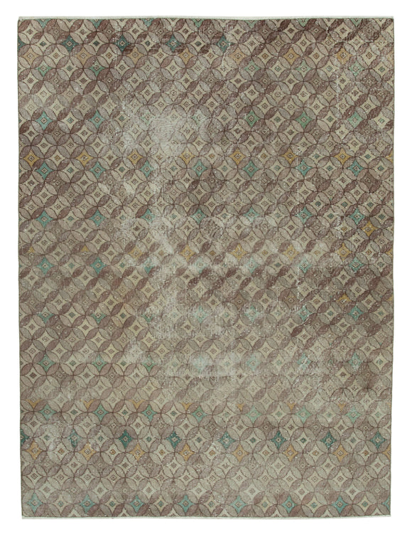 6' 3'' x 8' 5'' Hand-Knotted Turkish Boho Rug