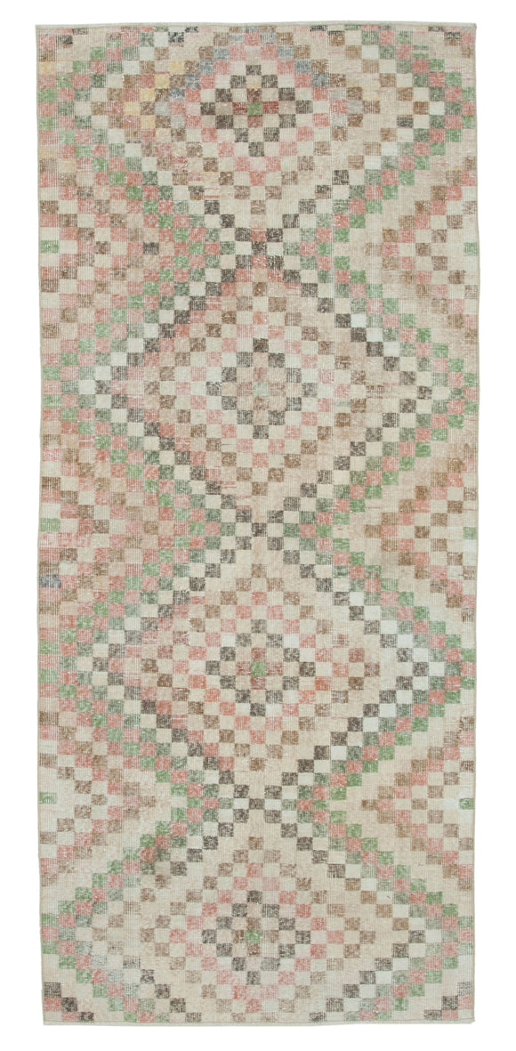 3' 10'' x 8' 10'' Hand-Knotted Turkish Boho Rug