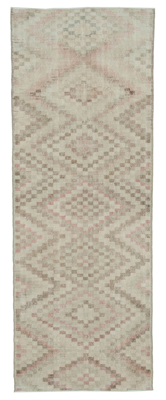 3' 9'' x 10' 4'' Hand-Knotted Turkish Boho Rug