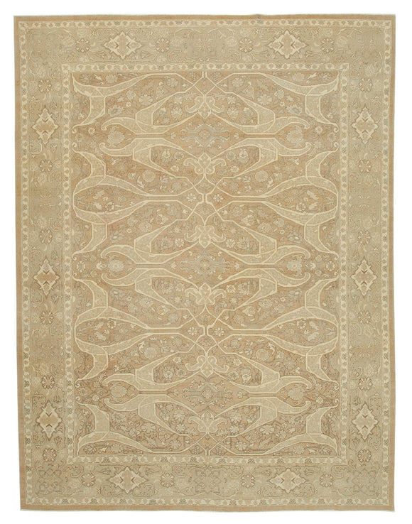 8' 10'' x 11' 5'' Hand-Knotted Oushak Rug