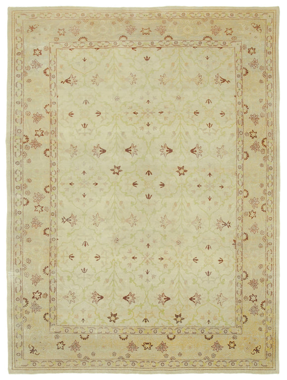 8' 6'' x 11' 10'' Hand-Knotted Oushak Rug