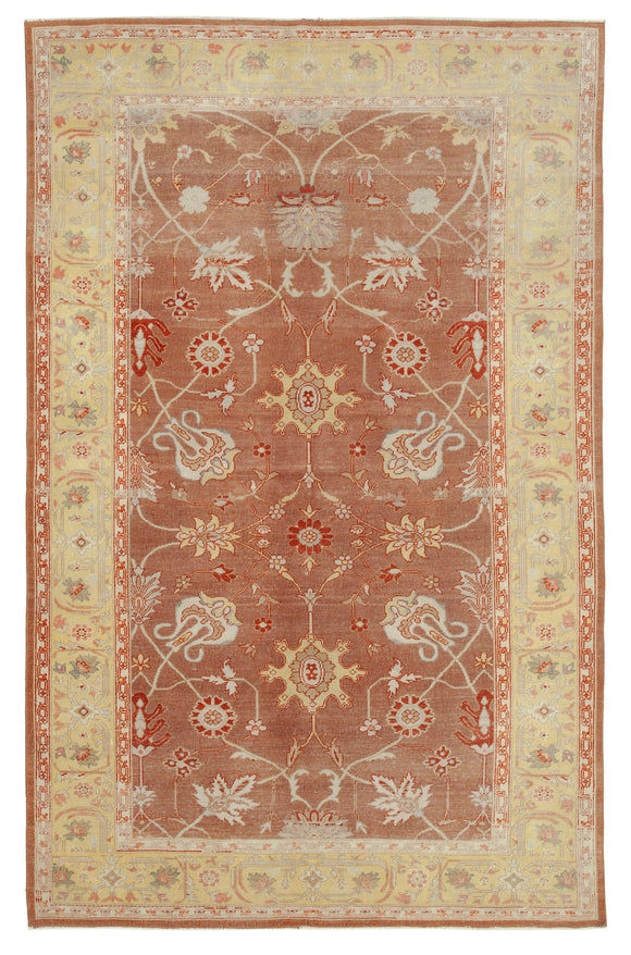 5' 9'' x 8' 11'' Hand-Knotted Oushak Rug