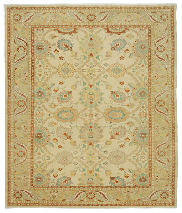 9' 8'' x 11' 7'' Hand-Knotted Oushak Rug