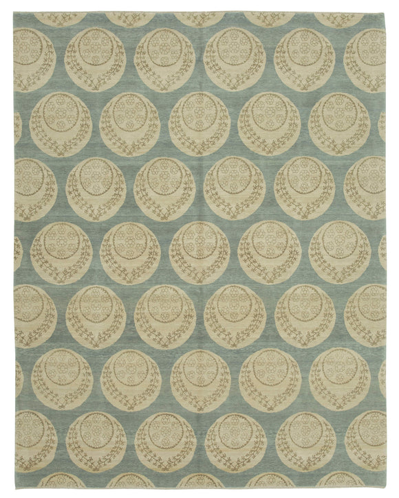 8' 0'' x 10' 2'' Hand-Knotted Oushak Rug