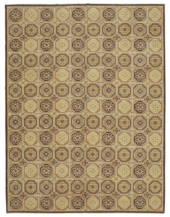 8' 0'' x 10' 5'' Hand-Knotted Oushak Rug