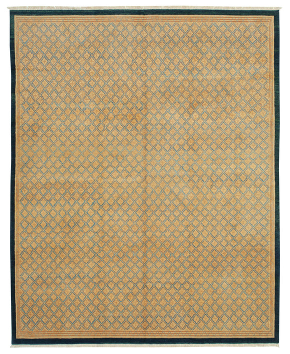 8' 1'' x 9' 11'' Hand-Knotted Oushak Rug