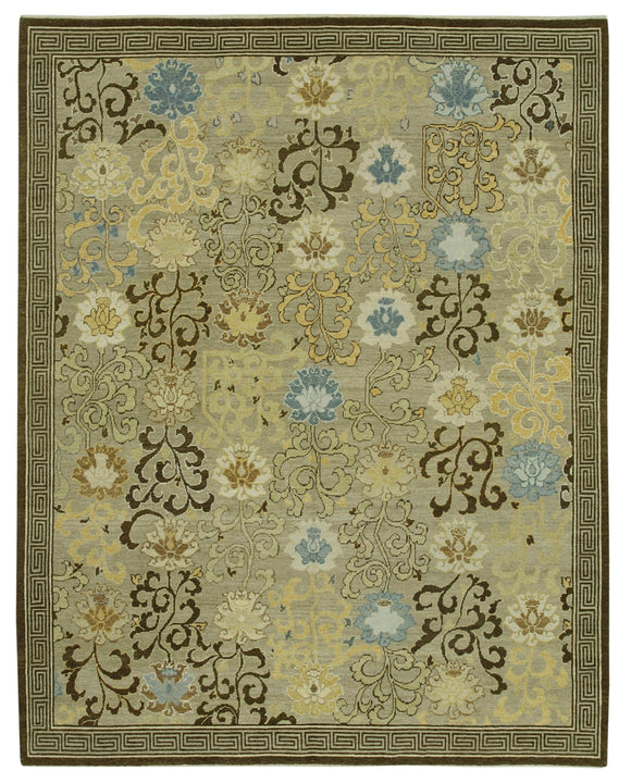 7' 11'' x 10' 0'' Hand-Knotted Oushak Rug