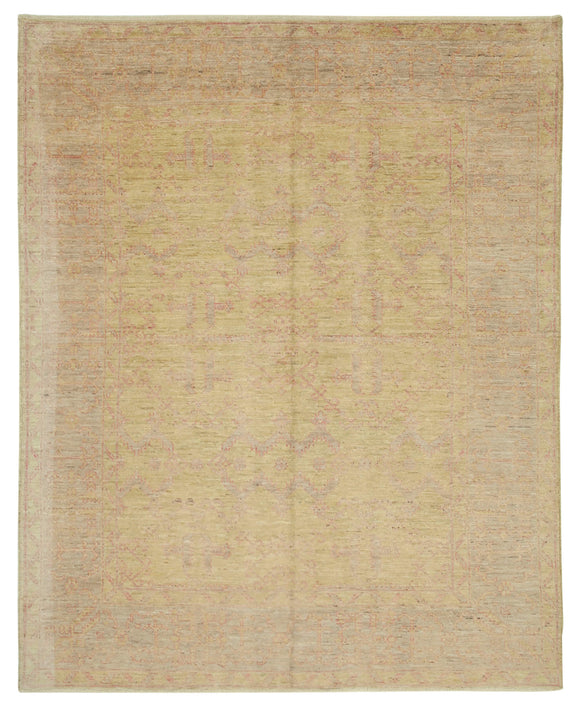 8' 2'' x 10' 0'' Hand-Knotted Oushak Rug