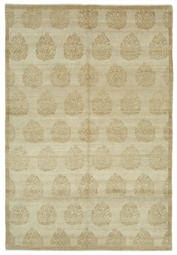 5' 11'' x 8' 7'' Hand-Knotted Oushak Rug