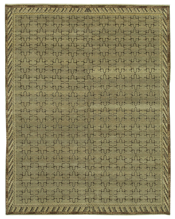 8' 0'' x 10' 1'' Hand-Knotted Oushak Rug