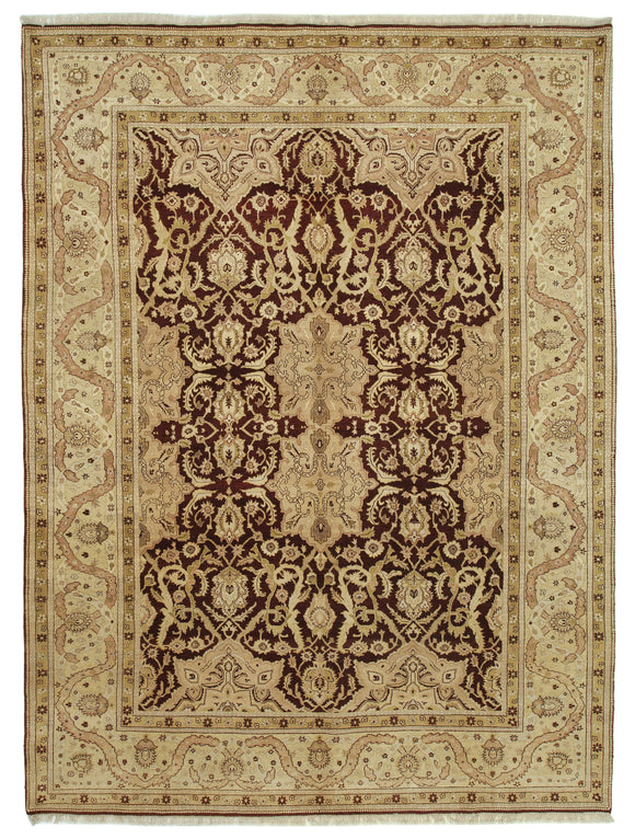 9' 2'' x 12' 2'' Hand-Knotted Oushak Rug