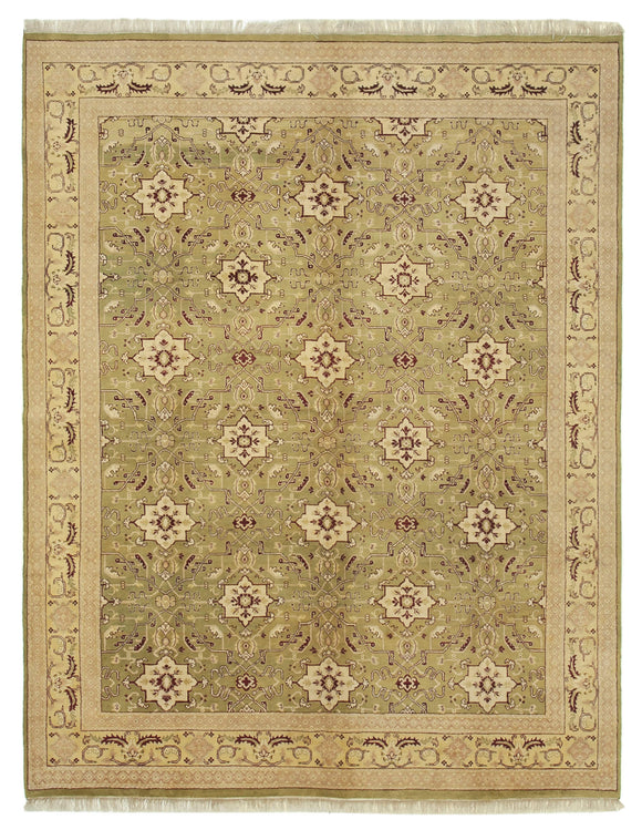 8' 0'' x 10' 2'' Hand-Knotted Oushak Rug
