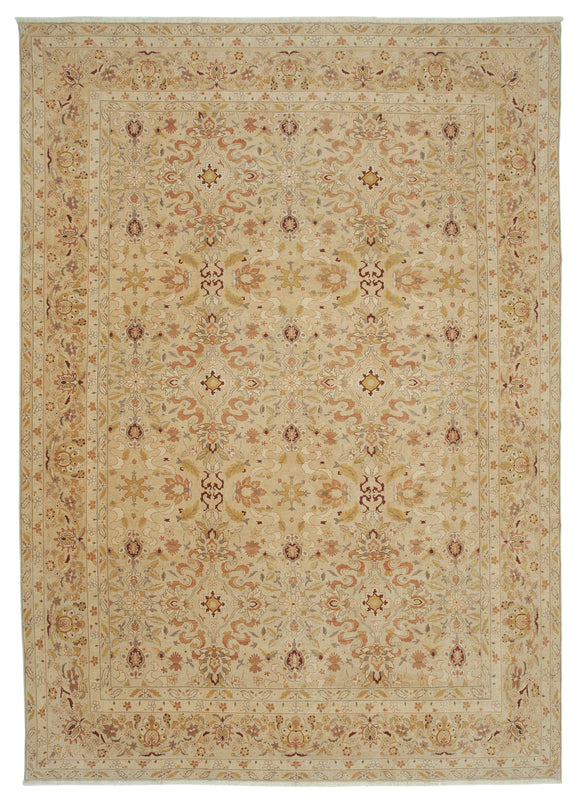 9' 11'' x 13' 9'' Hand-Knotted Oushak Rug