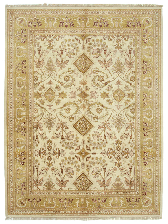 8' 9'' x 11' 11'' Hand-Knotted Oushak Rug