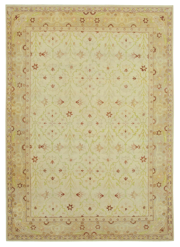 7' 8'' x 10' 10'' Hand-Knotted Oushak Rug