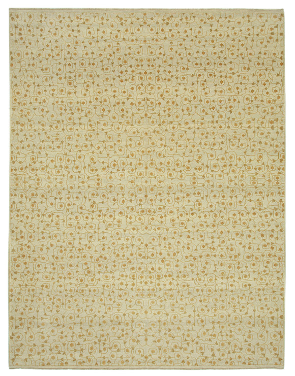 10' 1'' x 13' 1'' Hand-Knotted Oushak Rug