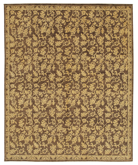 8' 0'' x 9' 8'' Hand-Knotted Oushak Rug