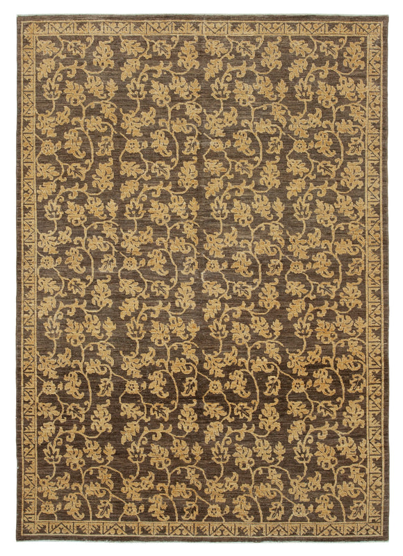 6' 1'' x 8' 8'' Hand-Knotted Oushak Rug