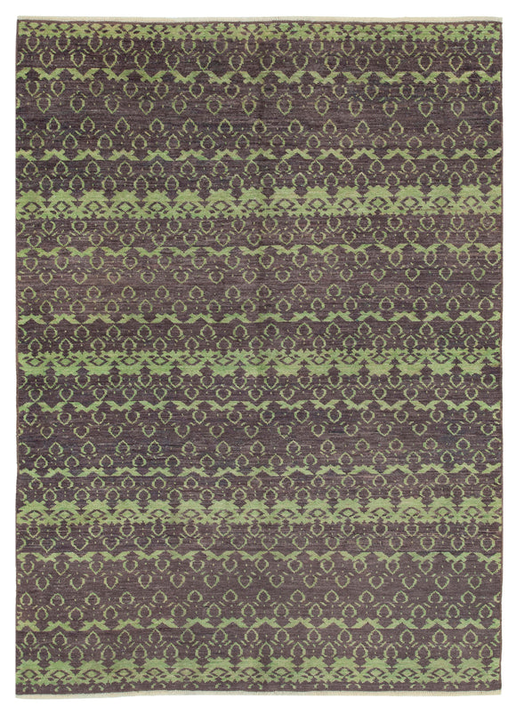 6' 3'' x 8' 6'' Hand-Knotted Oushak Rug