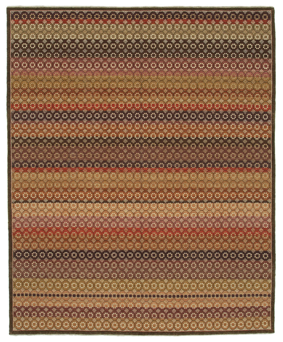 8' 0'' x 9' 11'' Hand-Knotted Oushak Rug