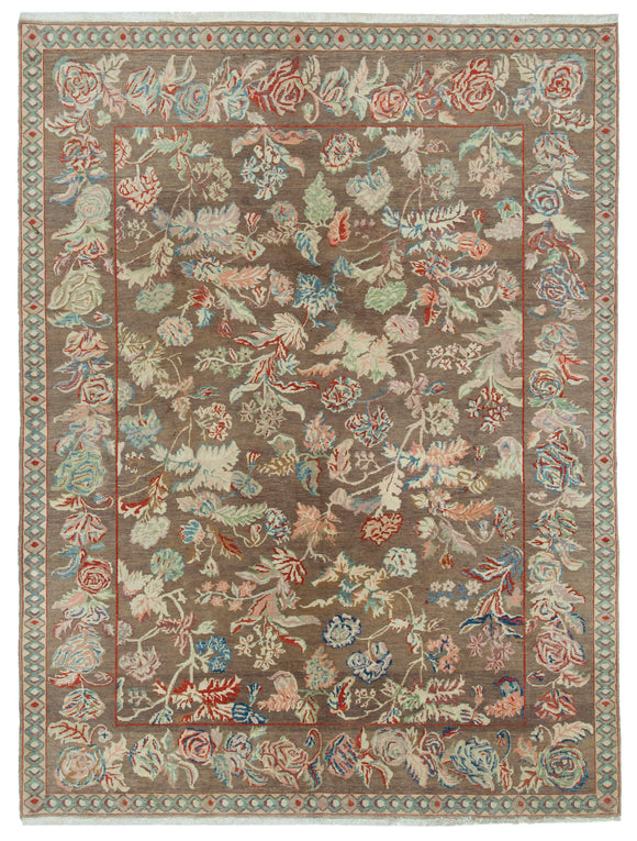 5' x 6' 7'' Hand-Knotted Oushak Rug